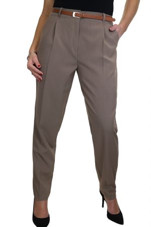Ladies beige tan tailored trousers 